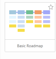 Basic Roadmap template thumbnail captured in MindManager