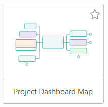 Project Dashboard Map template thumbnail captured in MindManager