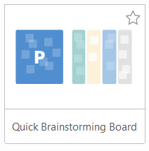 Quick Brainstorming Board template thumbnail captured in MindManager