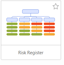 Risk Register template thumbnail captured in MindManager